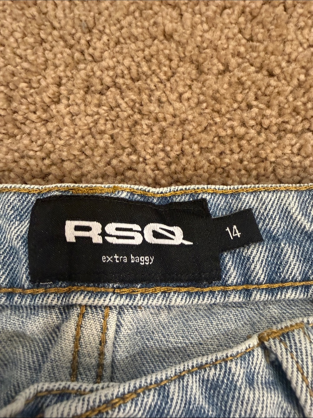 RSQ Light Blue Straight-Leg Kids Jeans - Picture 3 of 7